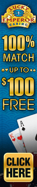 Up to $110 free at Lucky Emperor