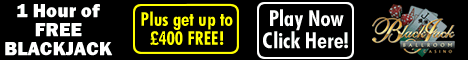 1 hour of free blackjack