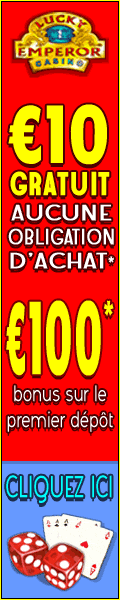 10 � gratuits + 100% de bonus