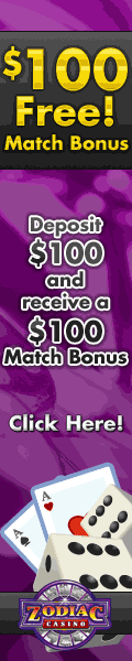 Play at Zodiac Casino! Click here to Play at Zodiac Casino!
