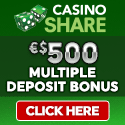 Casino Share $/€2011 Free Play no deposit bonus