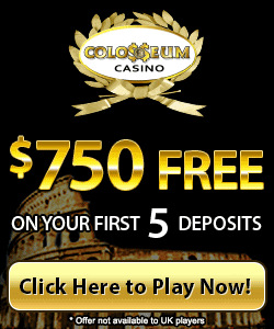 Claim a colossal $750 Free over your first 5 deposits  Image