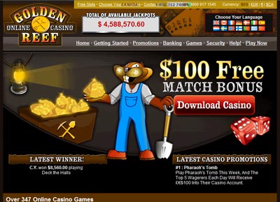 www.goldenreefcasino.com