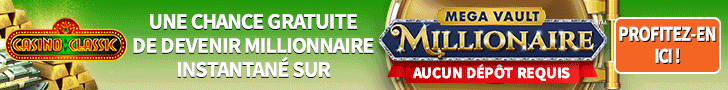 Casino Classic - Mega Vault Millionaire Prsent par Mega Moolah