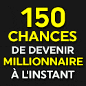 Grand Mondial casino vous offre 150 chances de devenir millionnaire instantané pour seulement 10 €/$