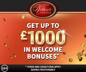 www.Villento.com - Up to $1,000 free in casino bonuses!