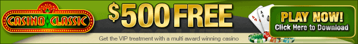 $500 Welcome Bonus at Casino Classic